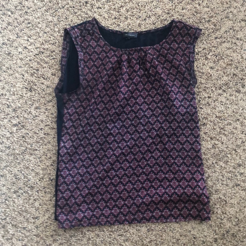 The Limited Red/Blue blouse